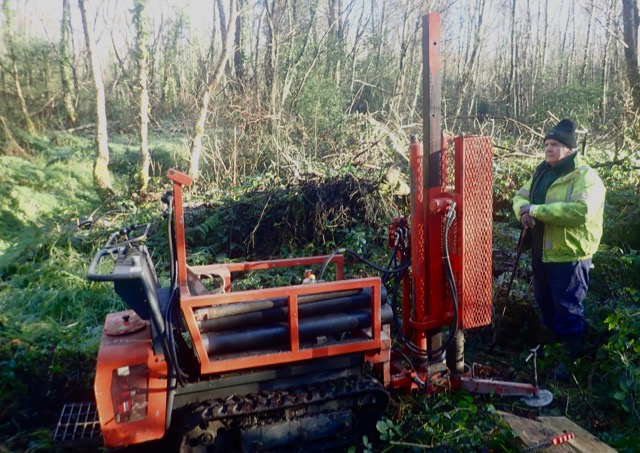 Window Sampling Machinery Preliminary Core Window sampling – Drummin Bog Project