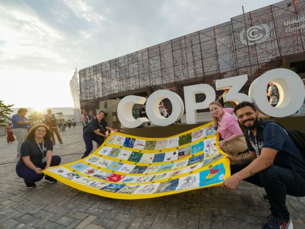 Carlow’s Drummin Bog represented in Mary Robinson’s ‘Fite Fuaite’ Quilt for the UN COP30 Climate Meeting in Brazil